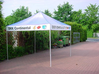 Stand up&reg; Faltpavillon mit Dach in Digitaldruck