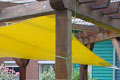 Wetterschutzsegel Pergola