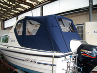 Bootsverdeck aus Arcrylstoff