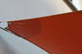 PVC-Segel f&uuml;r Sonnenschutz, Wandhalter mit Edelstahlplatte