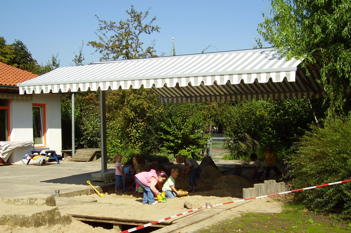 Gastro Sunrain in einem Kindergarten