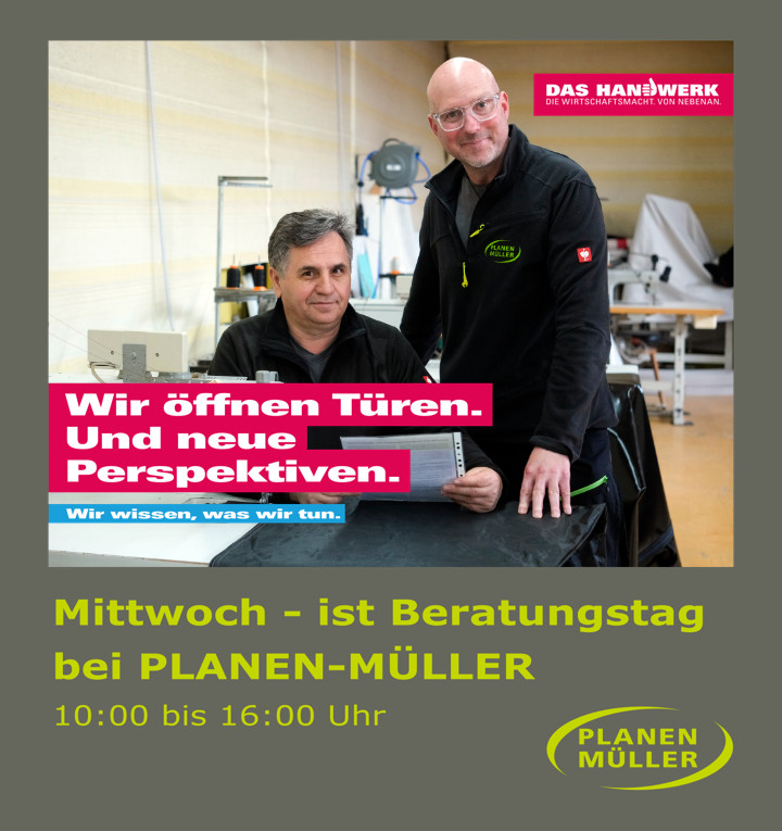 PLANEN-MÜLLER Beratungstag jeden Mittwoch