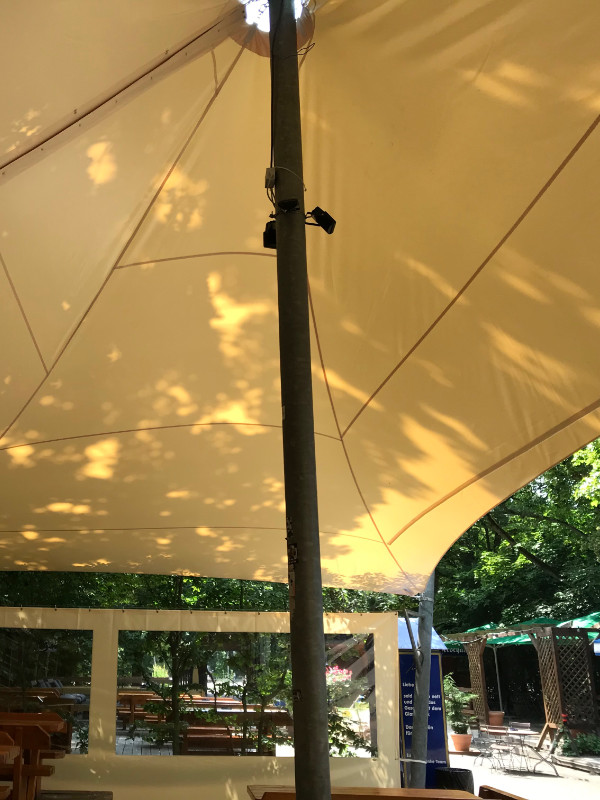 Pyramidensegel Sonnenschutz Wetterschutz