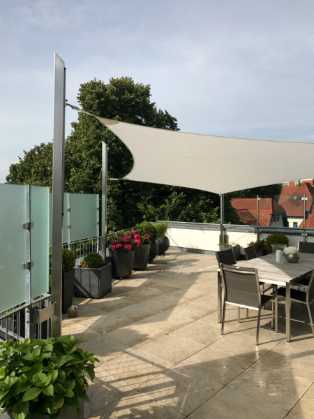 Sonnensegel Capemarine Dachterrasse